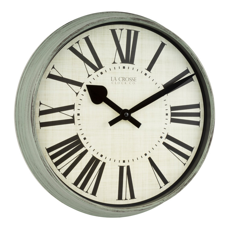 La Crosse Technology 14" Sage Grove Quartz Wall Clock Wayfair
